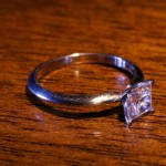 CNC Titanium Engagement Ring