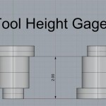 turning tool height gage